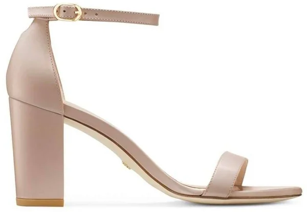 Stuart Weitzman - The Nearlynude Sandal, 8.5 US, Dolce Leather