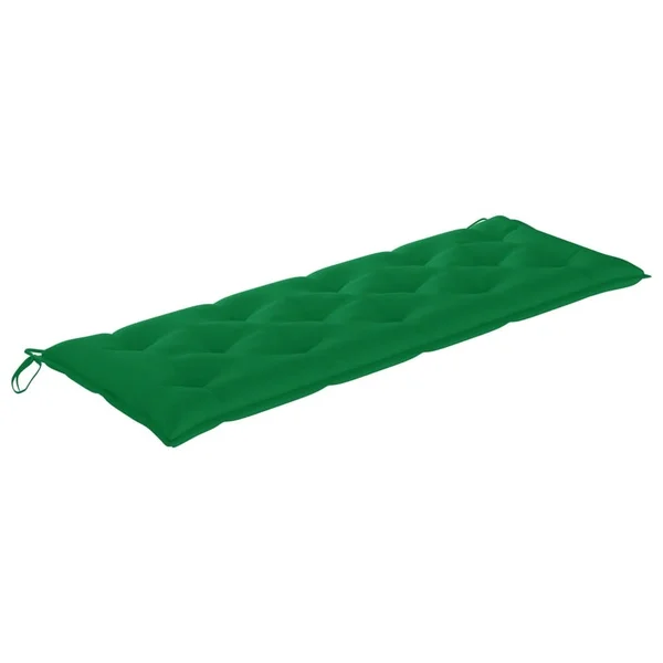 vidaXL Garden Bench with Cushion 61.8x22 Solid Acacia Wood