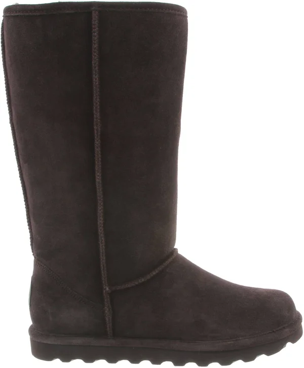 Bearpaw Women's Chocolate Elle Tall Wide Boots, Size 6, Brown