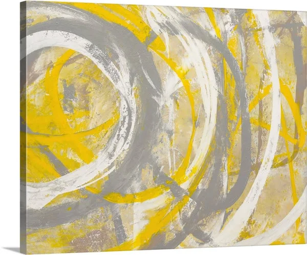Yellow Aura - Canvas Wall Art, 20x16, Great Big Canvas