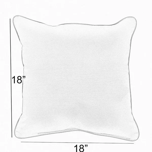 Navy/White Stripes Set of 2 Outdoor Pillows Blue, Polyester