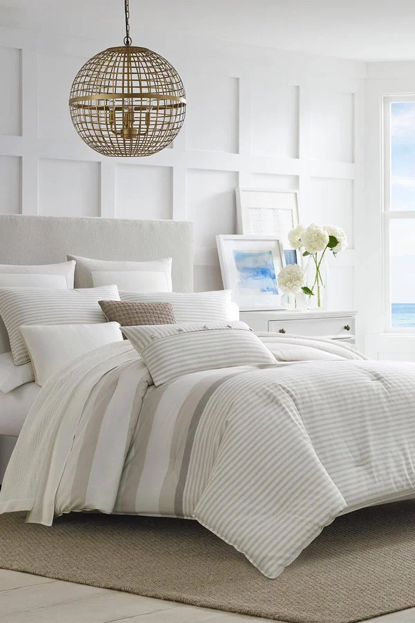 Nautica Saybrook Comforter Set (Twin), Beige