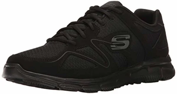 Skechers Sport Men's Satisfaction Flash Point Oxford, Black