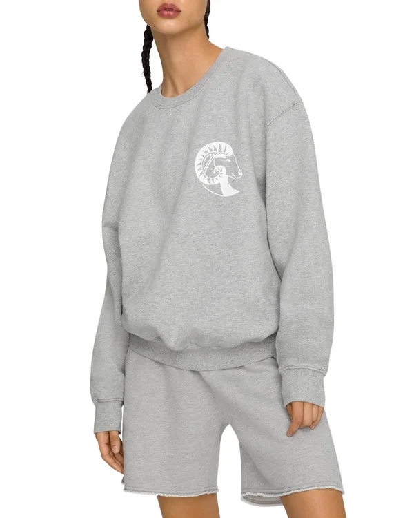 Women's Aries Boyfriend Sweatshirt Size 2, Good American