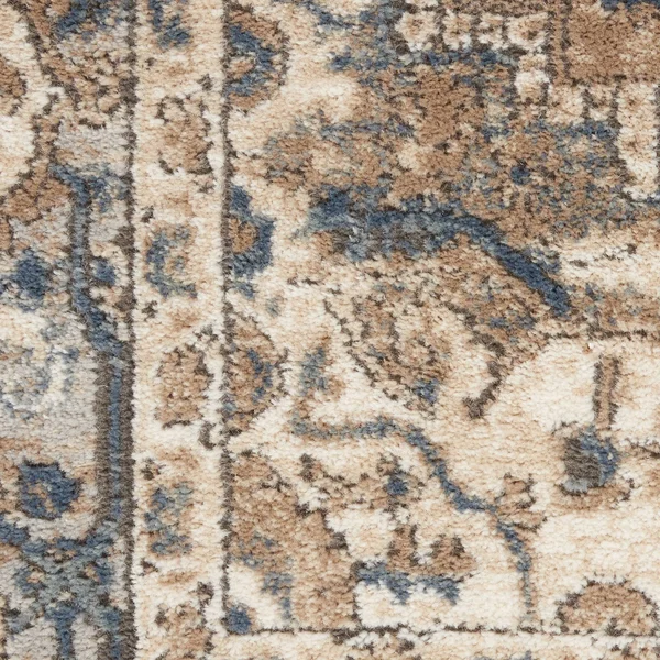Nourison Concerto CNC05 Area Rug - Beige/Grey, 3&9x22 x 5&9x22