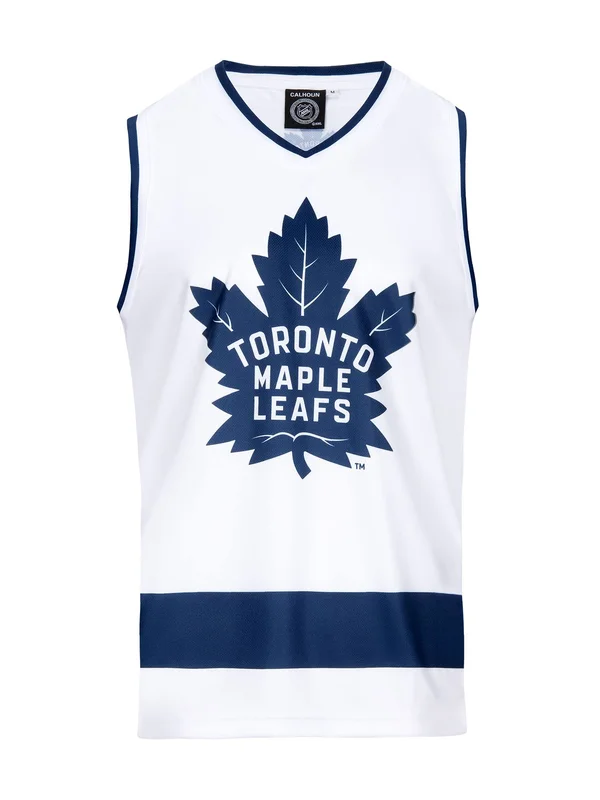 Toronto Maple Leafs Away Hockey Tank S, White, Polyester