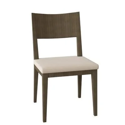 Beene Solid Wood Side Chair Brayden Studio Frame Color: Java, Upholstery Color: Windslow