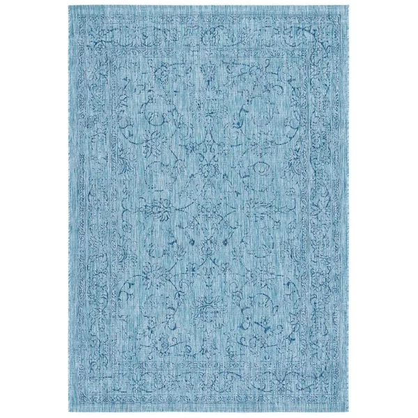 8& x 10& Rectangular Area Rug, Aqua, Safavieh