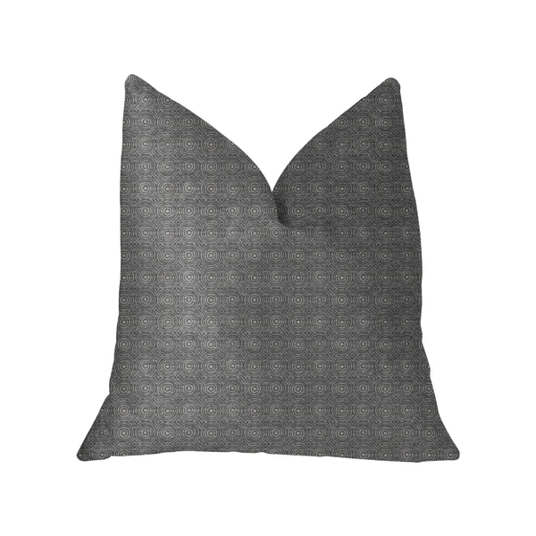Plutus Halo Knights Blue and Gray Luxury Throw Pillow 12x22L x20x22W