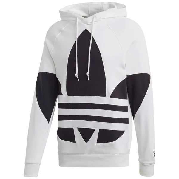 Adidas Originals Big Trefoil Hoodie White - Men's, Size: XS