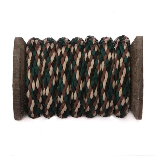 Ravenox Camo Braided Utility Rope, Low Priced USA Made Derby Rope Woodland Camo, 3/4 inch x 25 Feet