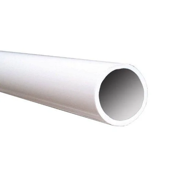 EZ Handrail 24 ft. x 1.9 in. White Aluminum Round ADA Handrail