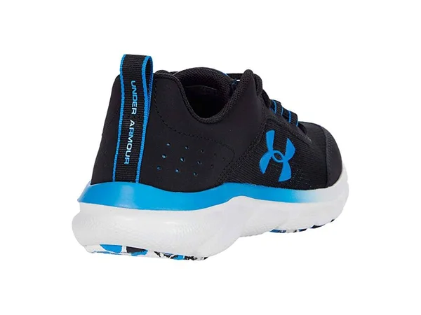 Under Armour Youth Assert 8 Running Shoes - Black, 5