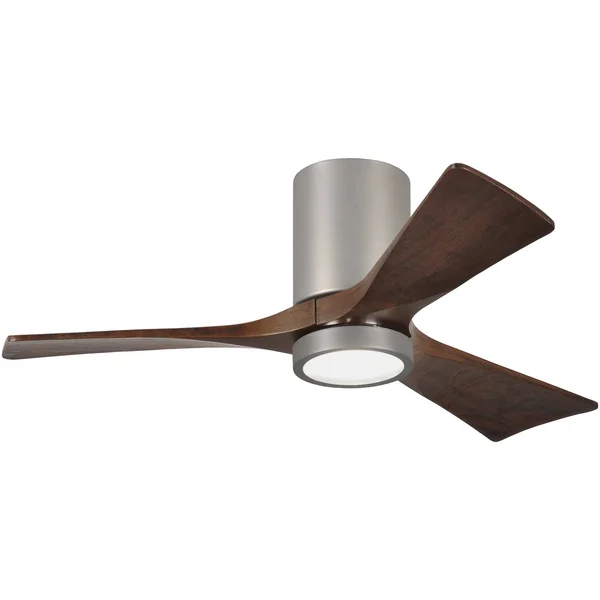Irene Hugger Ceiling Fan with Light by Matthews Fan Company - Gloss White, IR3HLK-WH-WA-60