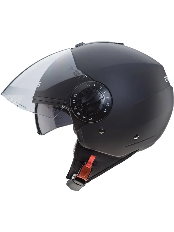 Caberg Riviera V3 Solid - Jet Helmet - Matt-Black - Xs