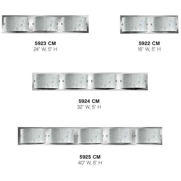 Hinkley Daphne Bath Chrome 2 Light 5922CM