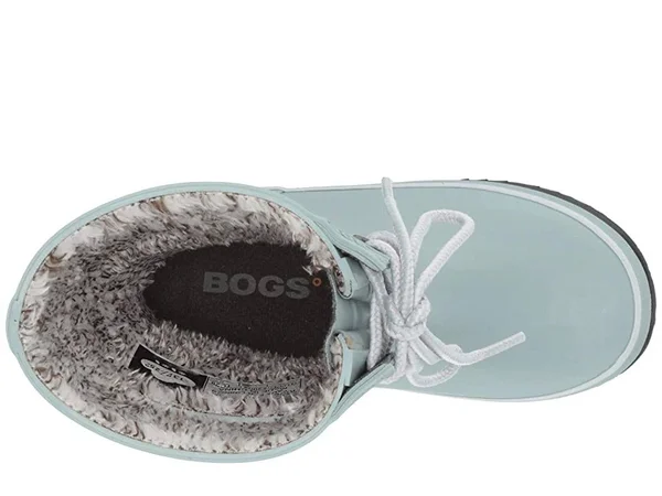 Bogs Kids& Amanda Plush Lace Boot - 12 - Jade