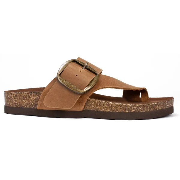 White Mountain Women's Harley Thong Sandal - Whiskey Leather
