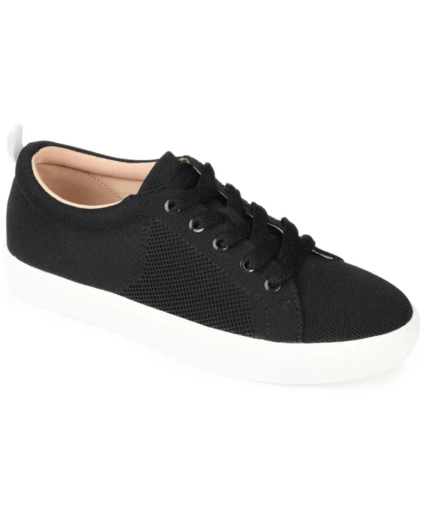 Journee Collection Women's Comfort Foam Kimber Sneakers - Black