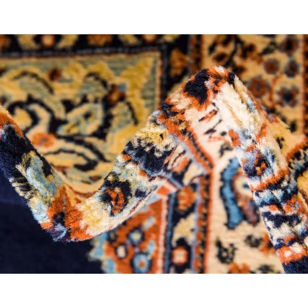 Unique Loom Washington Reza Area Rug (5& x 8& - Burgundy), Red