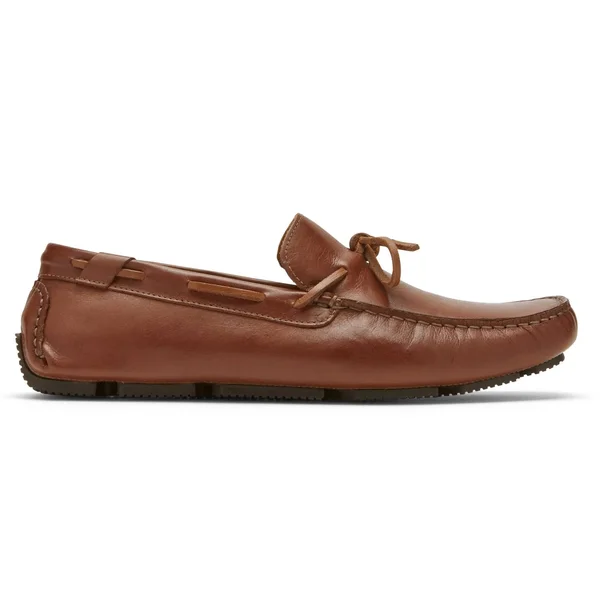 Rockport Mens Rhyder Tie Loafer - Size 9.5 M - Brown