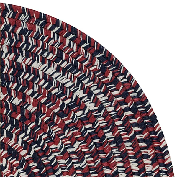 Porch & den Rockspring Braided Polypropylene Indoor/ Outdoor Rug - 2x4 - Light Blue