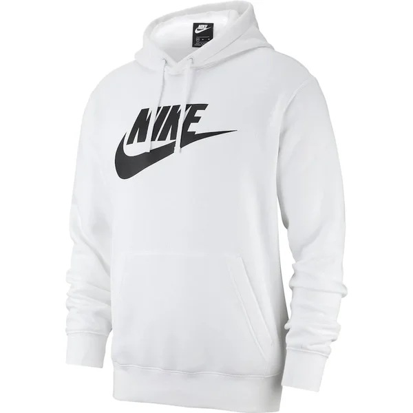 Nike Men's Sportswear Club Fleece Hoodie - White