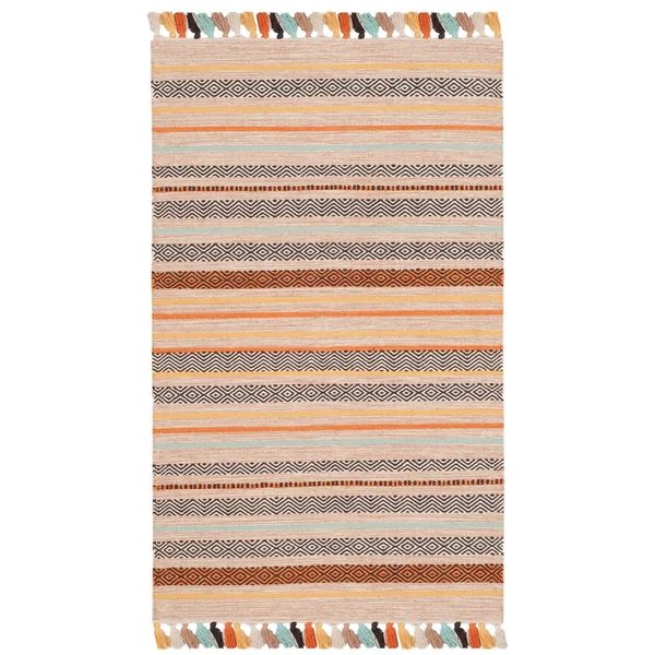 Safavieh Montauk MTK901D Rust - Multi 8& x 10& Area Rug