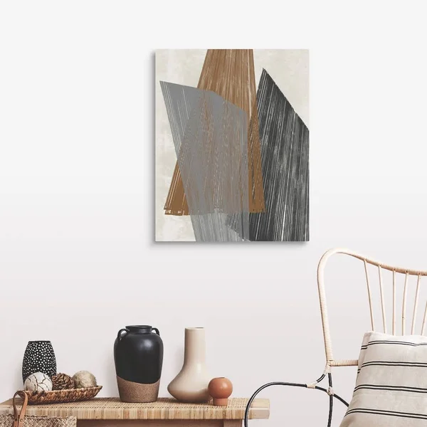 Triangle Stripes I - Canvas Wall Art, 24x30, Great Big Canvas