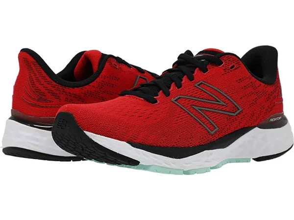 New Balance Men's Fresh Foam 880v11 - Red/Black (Size 8 wide)