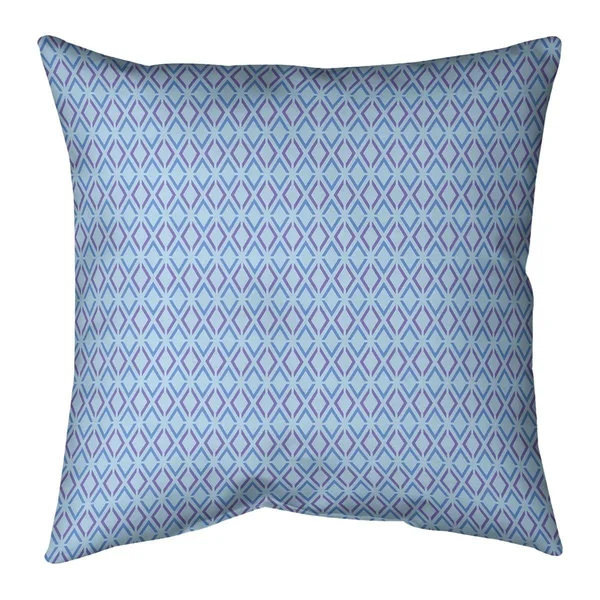 Porch & den Bloomfield Arrow Diamonds Throw Pillow - 26 x 26 - Blue & Green - Linen