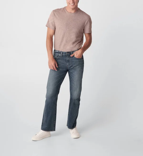 Silver Jeans Co. Men's Zac Relaxed Fit Straight Leg Jeans