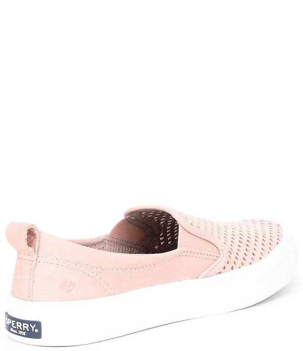 Sperry Women's Crest Twin Gore Scalloped Perf Sneaker