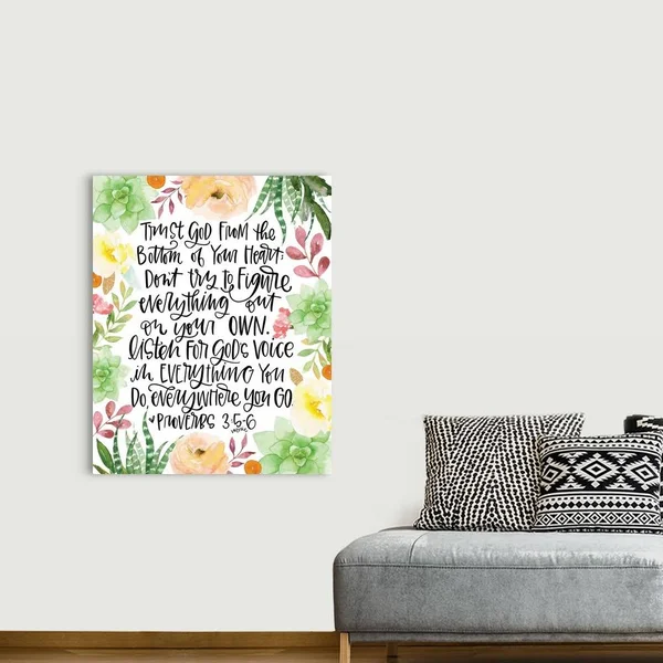 Trust in The Lord - Canvas Wall Art, 36x45, Great Big Canvas