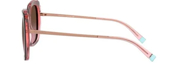 Tiffany TF4160 Sunglasses - 54-19-140, 82879T Havana/Transparent Pink
