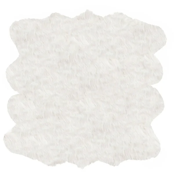 72x22 x 72x22 x 1.5x22 Off White Octo Faux Sheepskin - Area Rug