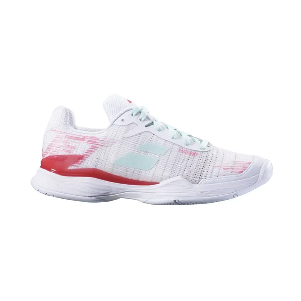 Babolat Women's Jet Mach II All Court Tennis Shoe (white/pink)