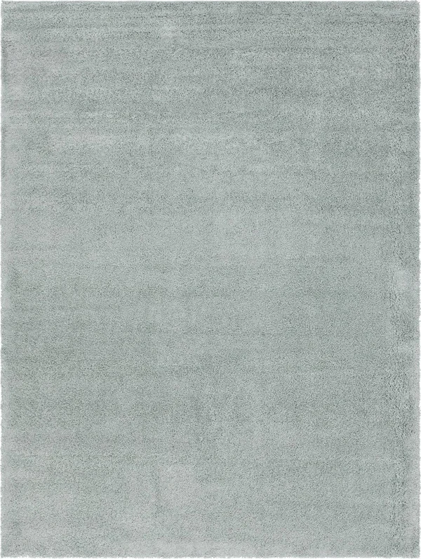Soft Solid Shag Sage Green 9x12 Large Area Rug