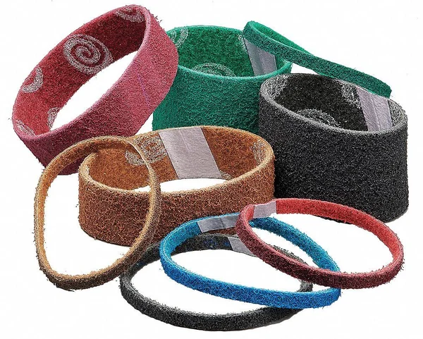Norton 66623333718 2-3/4 inch x 15-1/2 inch Non-Woven Sanding Belt 36 Grit PK10, Black