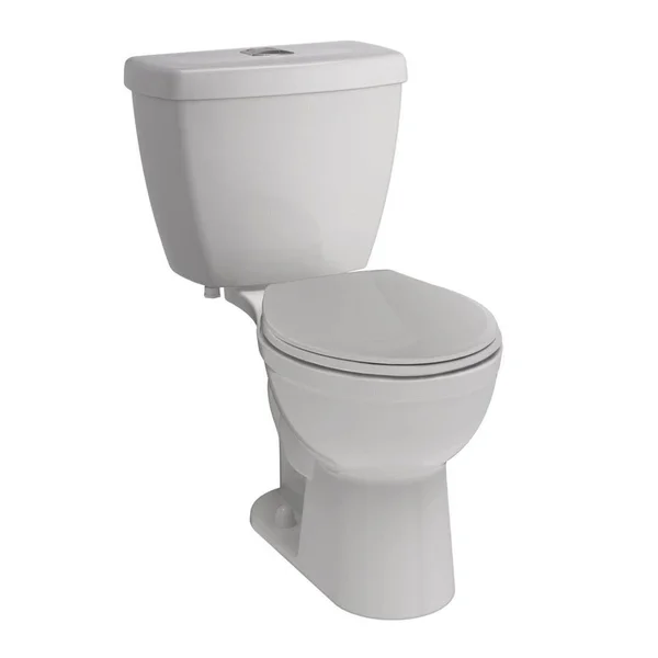 Delta Foundations 2-Piece 1.1 GPF/1.6 GPF Dual Flush Round Toilet in White, Seat Included (9-Pack)