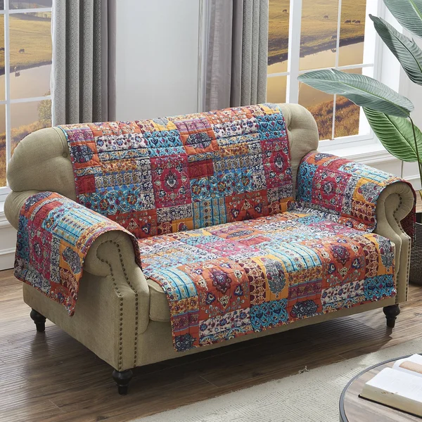 Greenland Home Indie Spice Loveseat, 103x76 Inches
