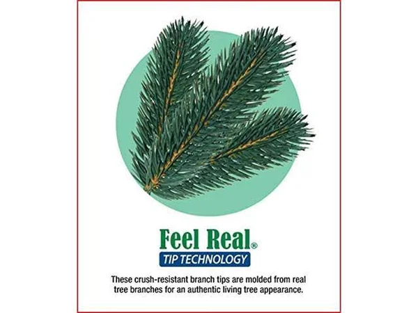National Tree Newberry Spruce Tree with Dual Color LED Lights 5&