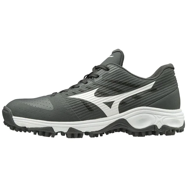 Mizuno Men's Ambition All Surface Low Turf Shoe - Gray/White - 15