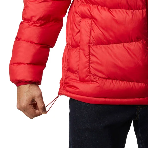 Columbia Men's Fivemile Butte Hooded Jacket, Medium, Mountain Red