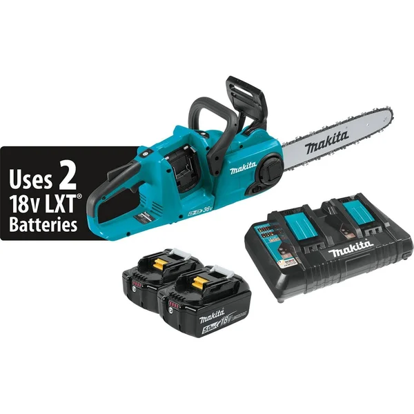 Makita XCU03PT 18V X2 (36V) LXT Brushless 14x22 Chain Saw Kit