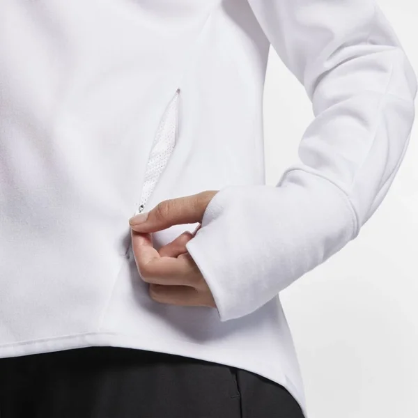 Nike Dri-Fit UV Women's Long-Sleeve Golf Top Size L (White)