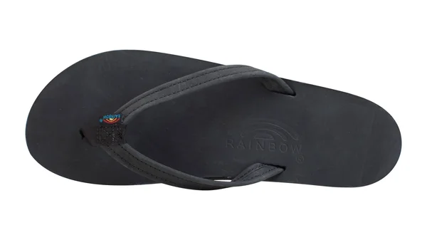 Rainbow Sandals Women's Single Layer Narrow Strap Sandal Black
