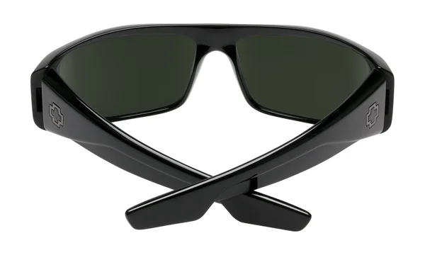 Spy Logan Sunglasses - Black - Happy Gray Green