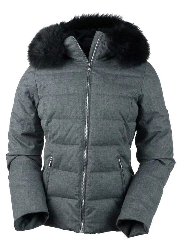Obermeyer Women's Bombshell Jacket, Charcoal, 10