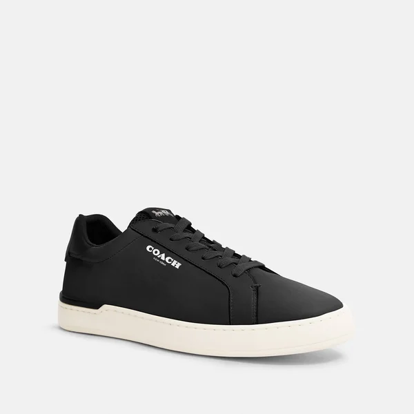 Coach Men's Clip Low Top Sneaker - Black, Size: 11.5